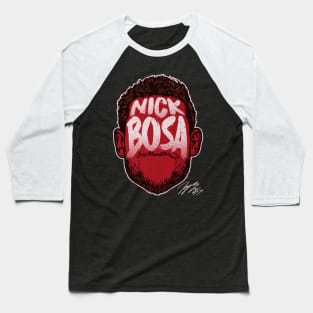 Nick Bosa San Francisco Player Silhouette Baseball T-Shirt